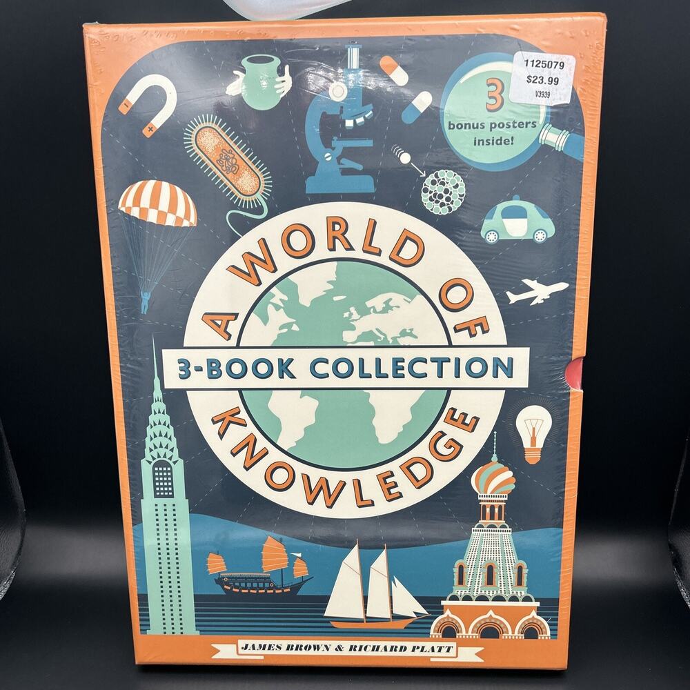 A World of KNOWLEDGE - 3 BOOK COLLECTION - NEW SEALED!